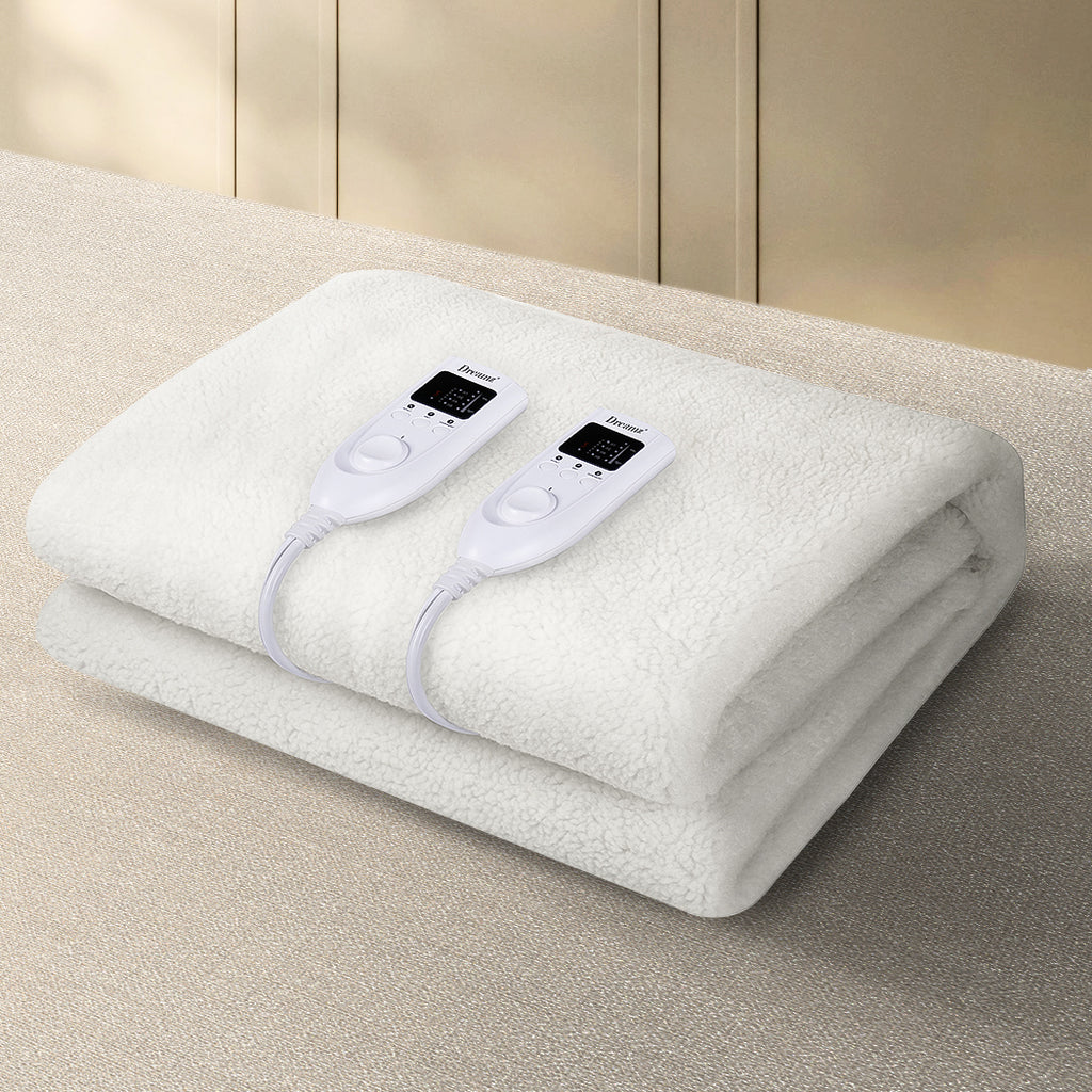 DreamZ 350GSM Electric Blanket Heated Queen-1954802704605908998