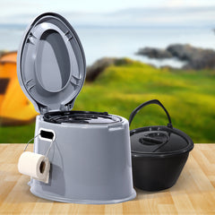 6L Camping Toilet Outdoor Portable Potty-1954802753171755014