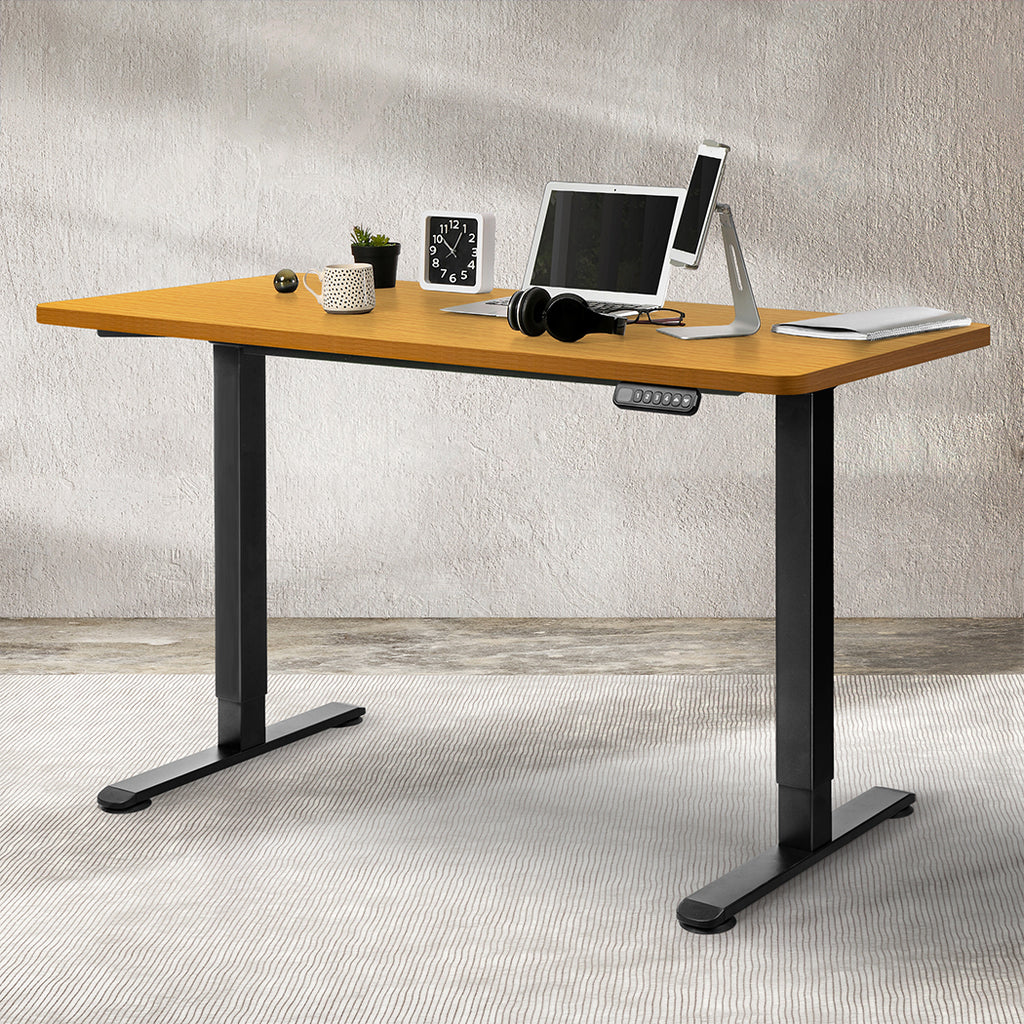 Levede Desktop For Motorised Adjustable Nature 120X60CM Natural-1954803012761423878