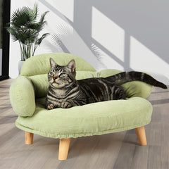Pawz Elevated Pet Dog Cat Sofa Bed Couch L Size Green-1954802452750536710