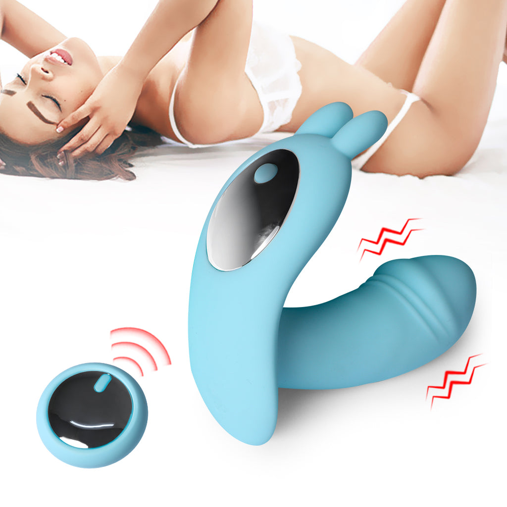 Urway Rabbit Vibrator Wireless Control Blue-1954802623924277254