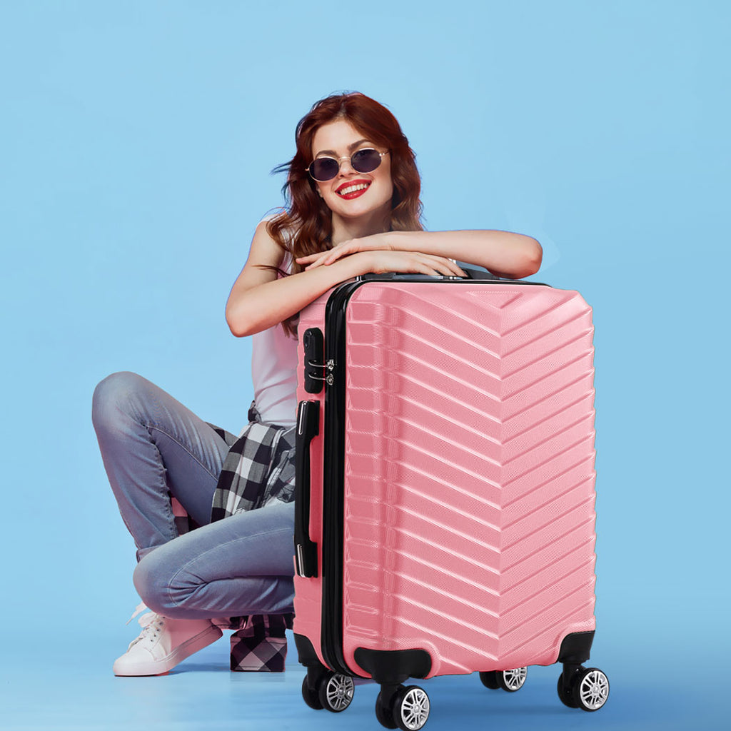 Slimbridge 28 Luggage Suitcase Travel Rose Gold 28 inch-1954802806414249990