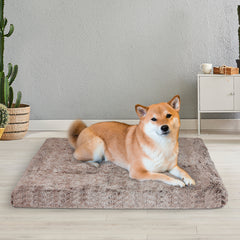 PaWz Dog Mat Pet Calming Bed Memory M Coffee Medium-1954802546543562758