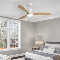 Spector Ceiling Fan 52'' DC Motor Wood Natural-1954802706614980614