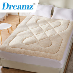 DreamZ Mattress Topper 100% Wool Underlay King-1954802863406452741