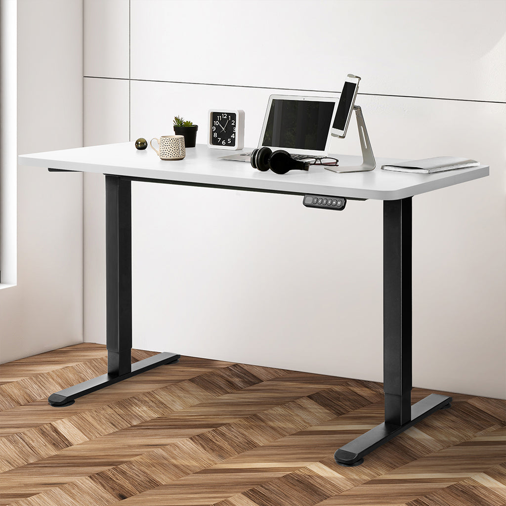 Levede Motorised Standing Desk Adjustable 120cm White 800x 1.5MM-1954803016272056326