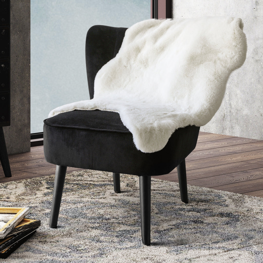 Marlow Floor Shaggy Rugs Area Rug Faux 60X90CM-1954802714970034182