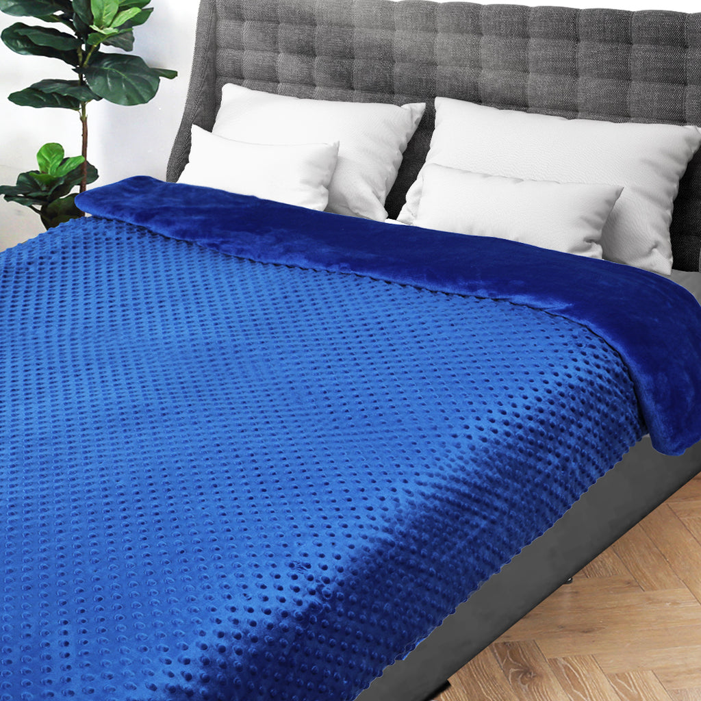 DreamZ Weighted Blanket Cover Quilt Blue-1954802945392513030