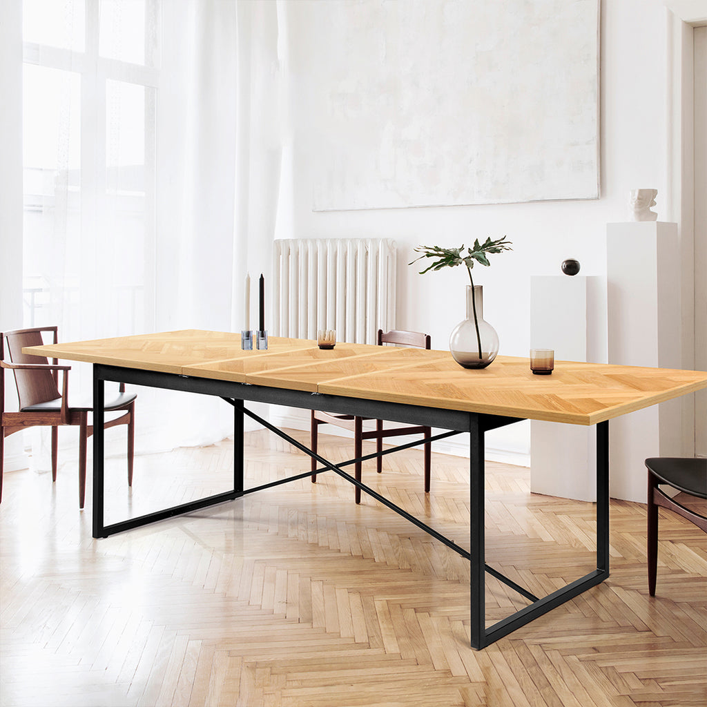 Levede Dining Table Extendable Rectangle Kitchen-1954802378700099591