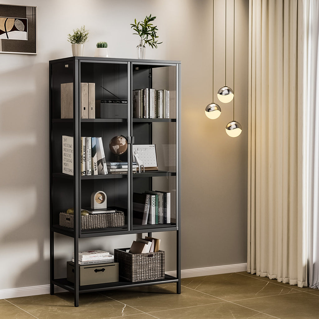 Stacked Glass Display Cabinet Collections Storage-1954802400313348102