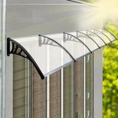Mountview Window Door Awning Outdoor 1M X 6M Transparent 1x6M-1954802873497948166