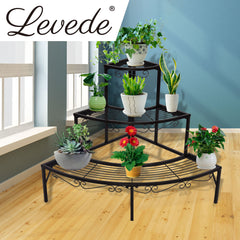 Levede Outdoor Indoor Pot Plant Stand-1954802659269677062
