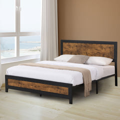 Levede Metal Bed Frame Mattress Base Double-1954802931664556039
