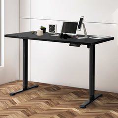 Levede Motorised Standing Desk Adjustable 140cm Black 1000x 1MM-1954803020764155910