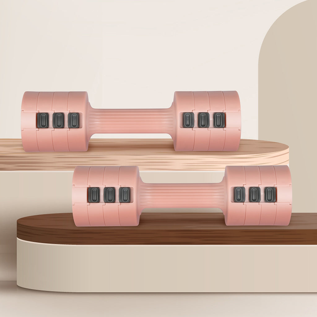 Centra A Pair Of 1KG To 5KG Dumbbells Pink-1954802366448537607