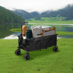 Lambu Folding Wagon Trolley Cart-1954802442663235590