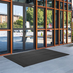 Marlow Extra Large Floor Rug Non Slip 90cm x 305cm Grey-1954802462921723910