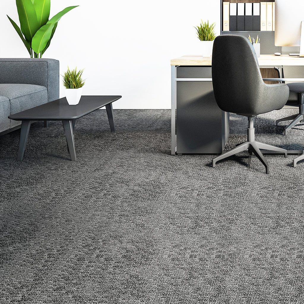Marlow 20x Carpet Tiles 5m2 Box Heavy Grey-1954802710293385222