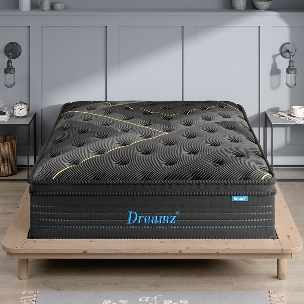 Dreamz Spring Mattress Bamboo Euro Top Single-1954802858645917702