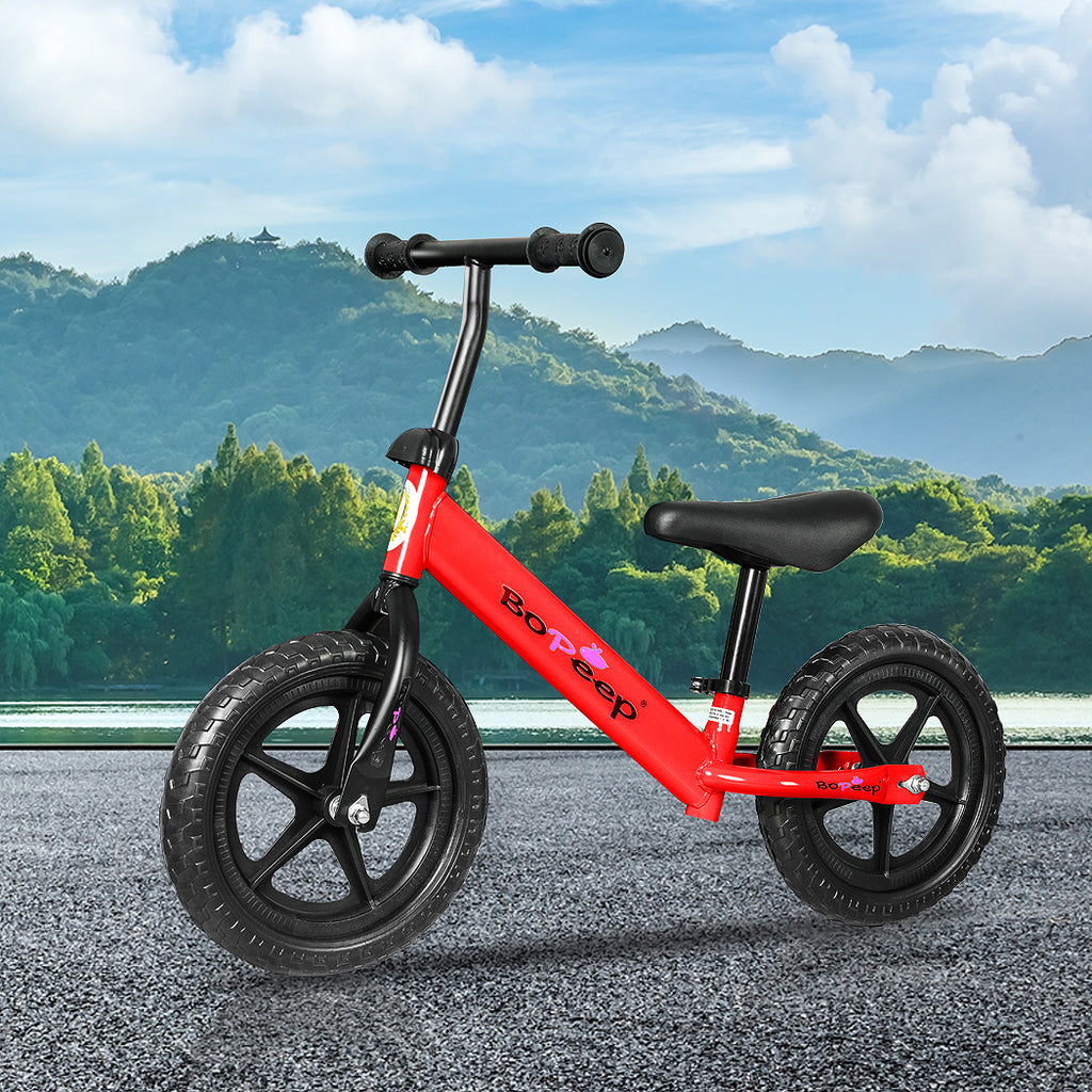 BoPeep Kids Balance Bike Ride On Toys Red-1954802781579776006