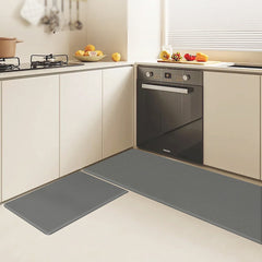 Marlow Kitchen Rug 2PCS Non Slip Anti Fatigue Mat Grey-1954802461264973830