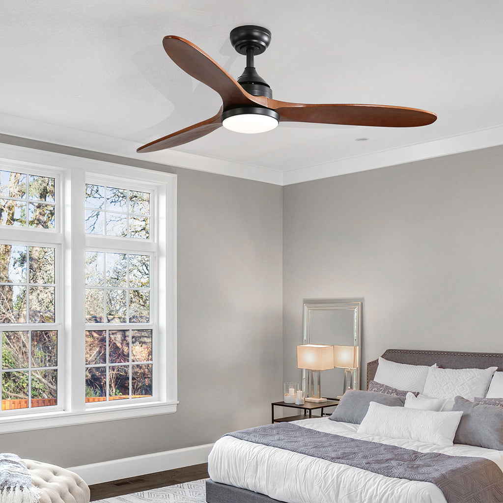 Spector 52'' Ceiling Fan DC Motor LED Walnut-1954802707130880006