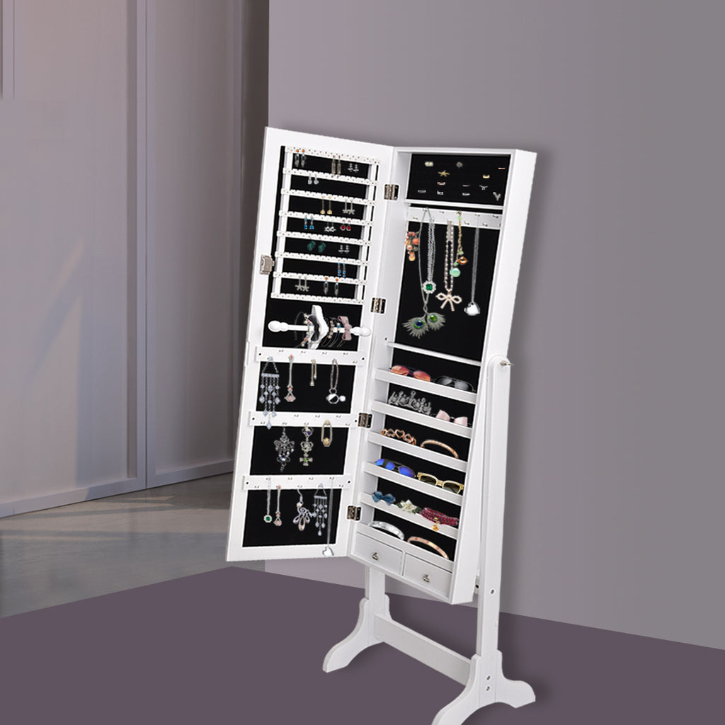 Levede Mirror Jewellery Cabinet Makeup-1954802756367814664