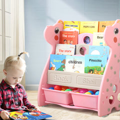 BoPeep Kids Bookshelf Bookcase Magazine Pink-1954802946273316872