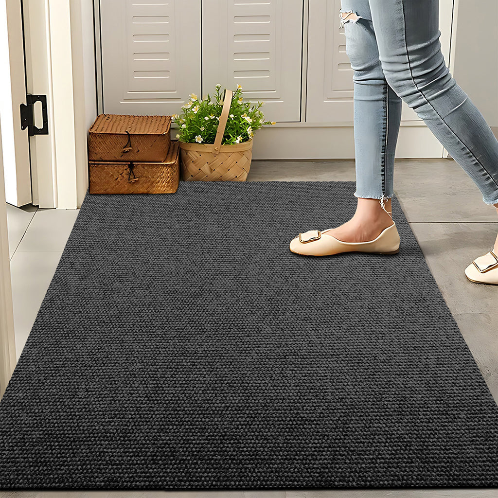 Marlow Extra Large Floor Rug Outdoor 90cm x 305cm Grey-1954802462565208071