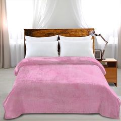 DreamZ 320GSM 220x240cm Ultra Soft Mink Pink Queen-1954802937716936711