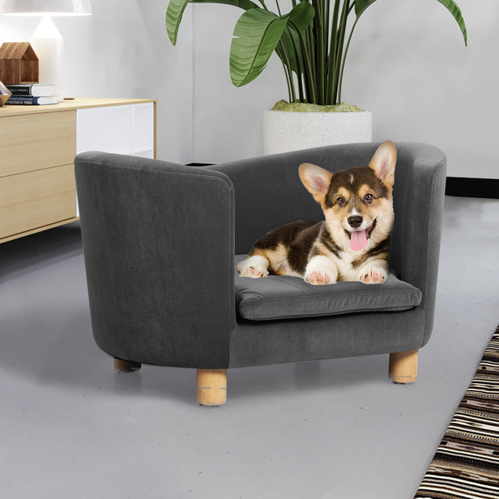 PaWz Luxury Elevated Sofa Anti-slip Grey-1954802532006105095