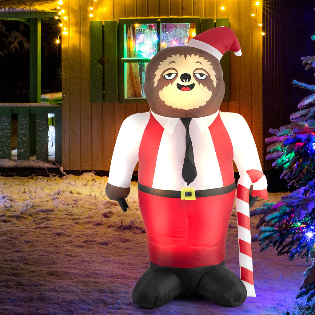 Santaco Christmas Inflatable Sloth 1.8M-1954802756162293767