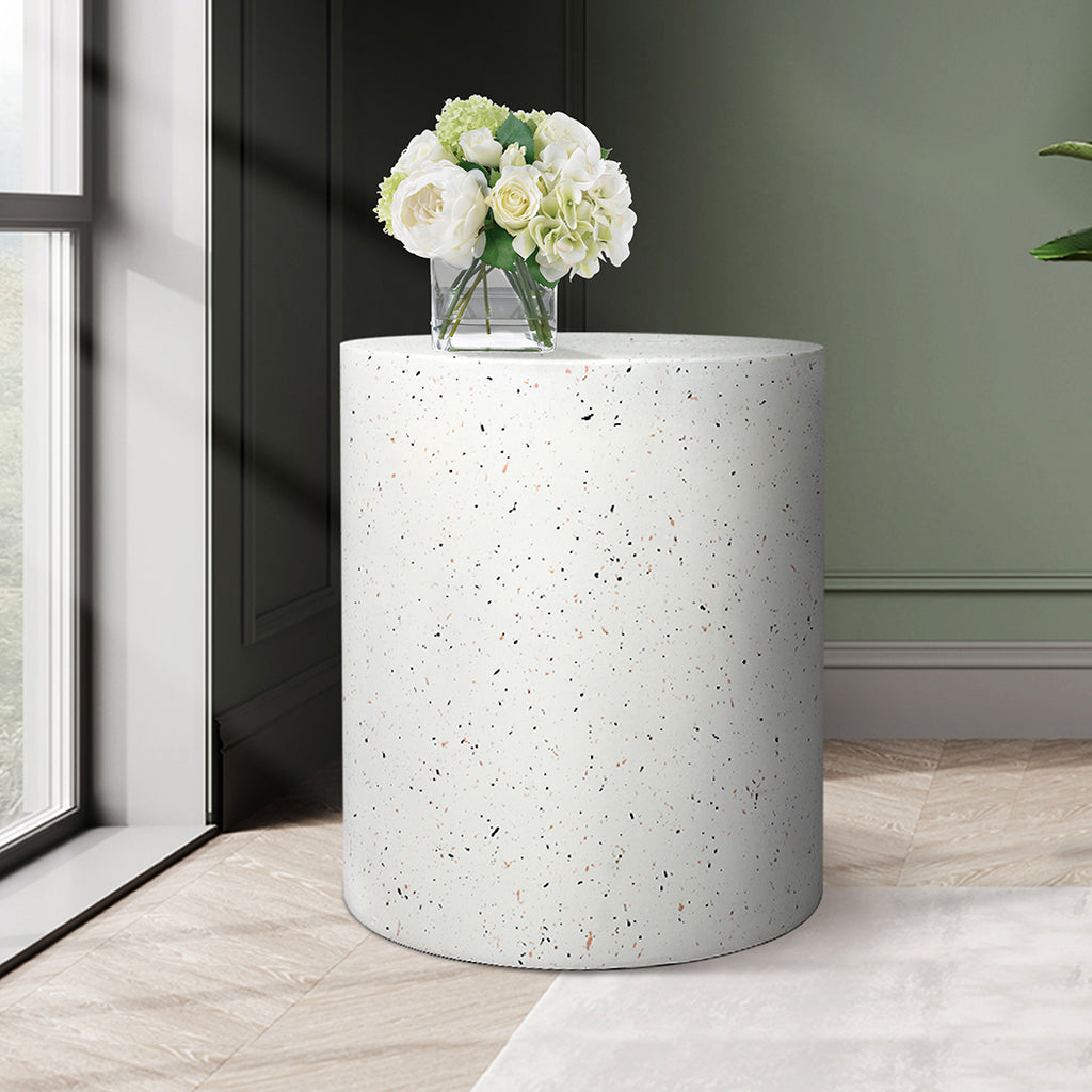 Levede Side Table Terrazzo Round End-1954802995338285063