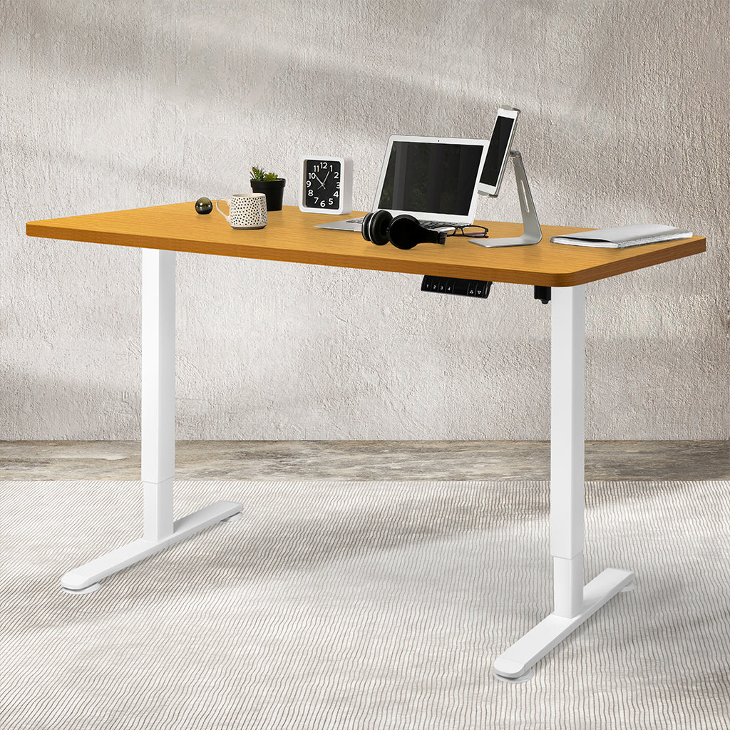Levede Motorised Standing Desk Height 120cm Natural 800x 1.5MM-1954803018453094407