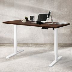Levede Motorised Standing Desk Adjustable 140cm Walnut 1000x 1MM-1954803021993086983