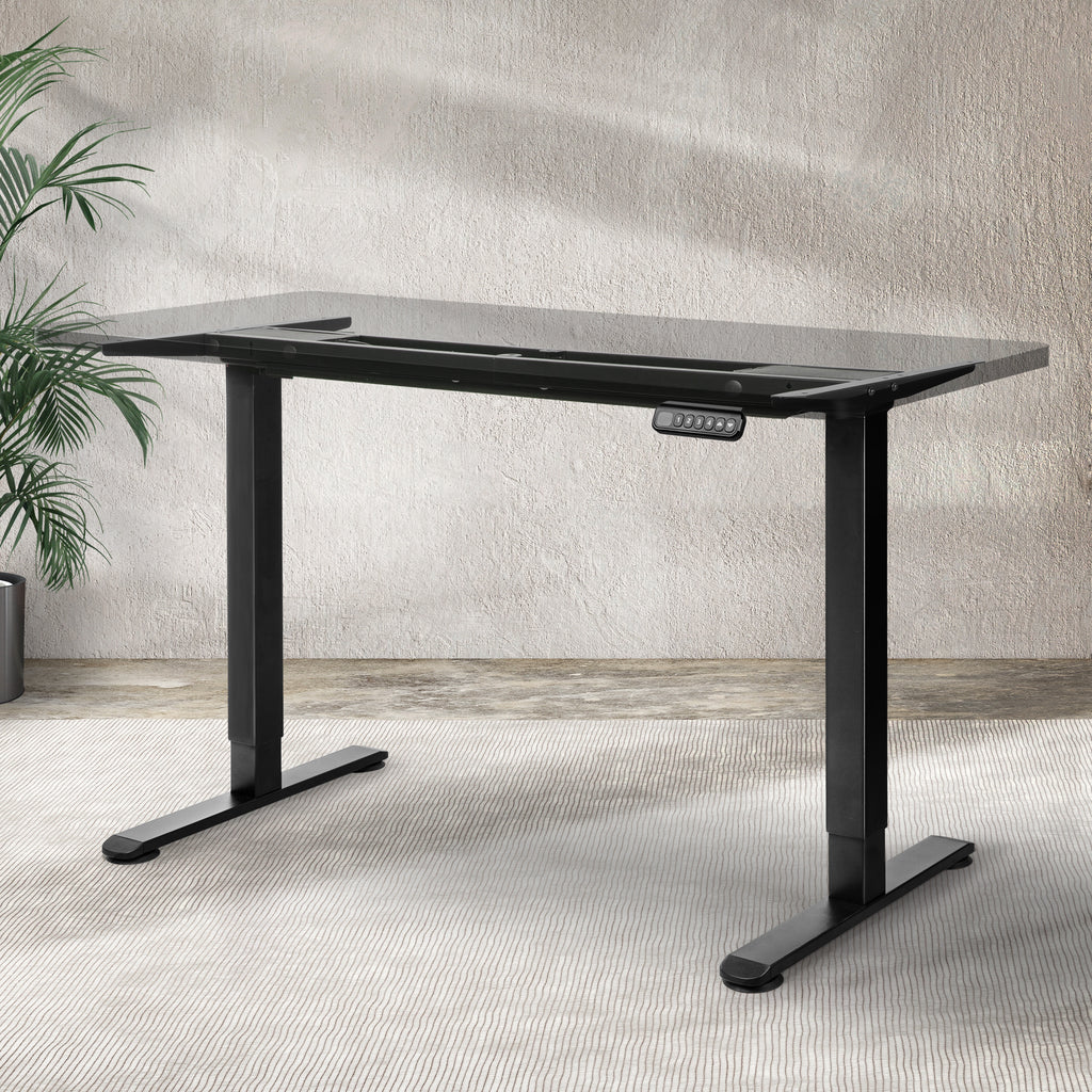 Levede Motorised Standing Desk Frame Black Dual Motor-1954803014481088519