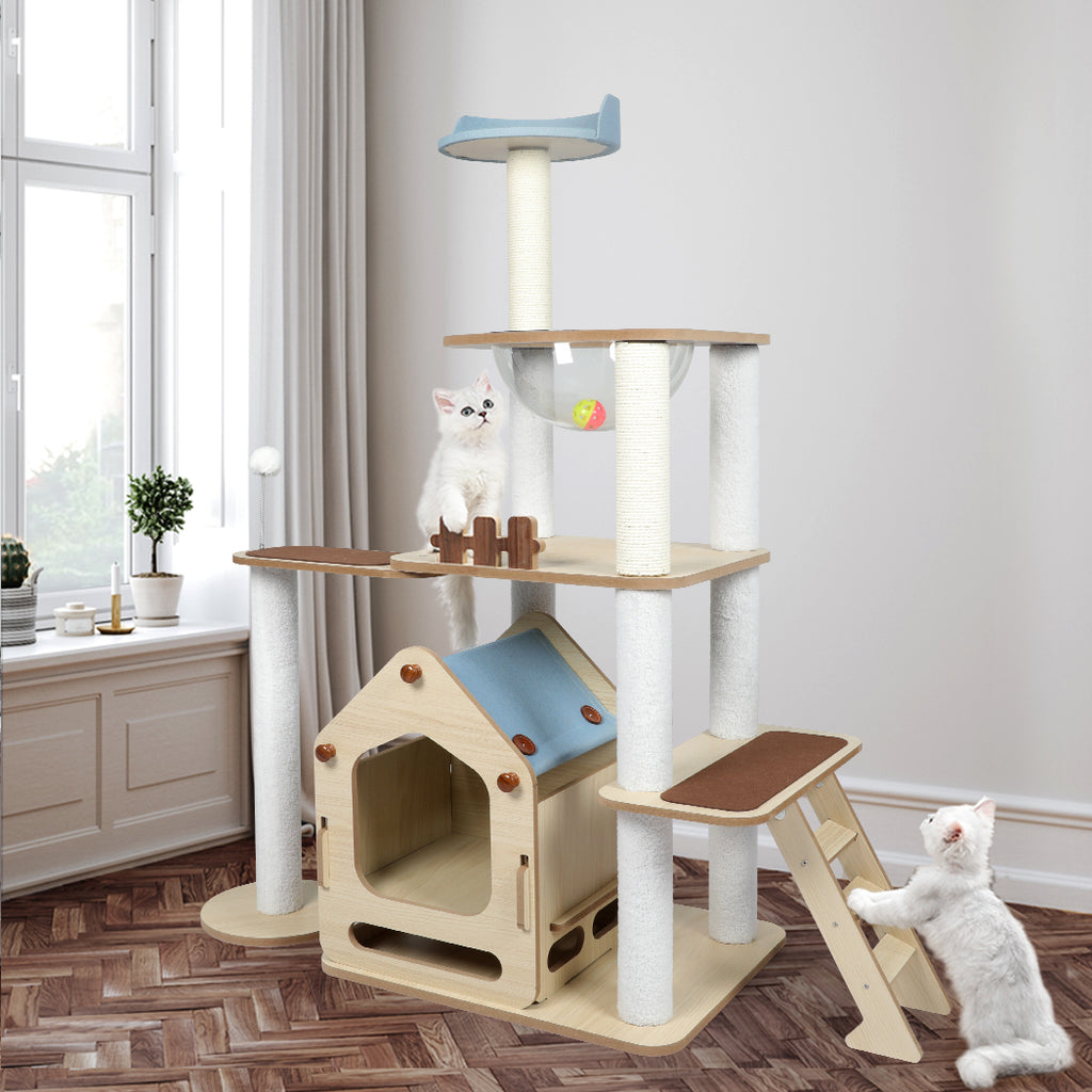 PaWz Cat Tree Scratching Post Scratcher-1954802559948558342