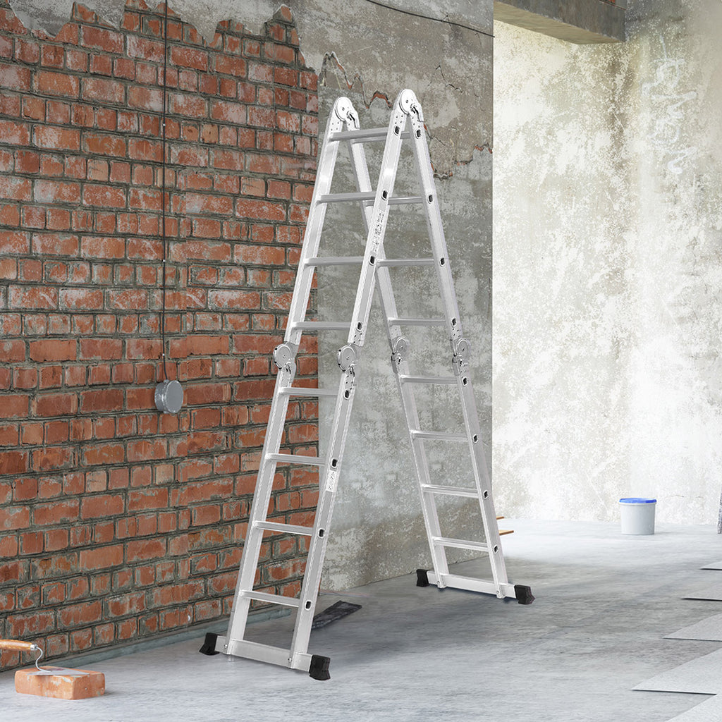 Traderight Multi Purpose Ladder Aluminium-1954802731814359047