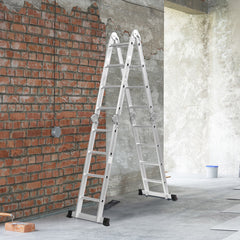 Traderight Multi Purpose Ladder Aluminium-1954802731814359047
