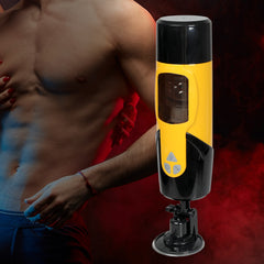 Urway Masturbation Cup Vibrating Pocket Yellow-1954802636633018375