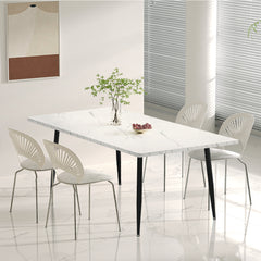 Levede Steel Dining Table 4-6 Seater 150cm-1954802378901426183