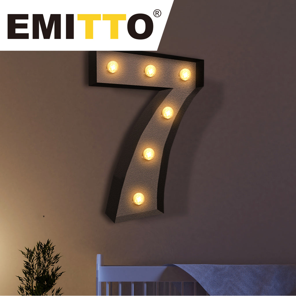 LED Metal Number Lights Free Standing-1954803090385408007