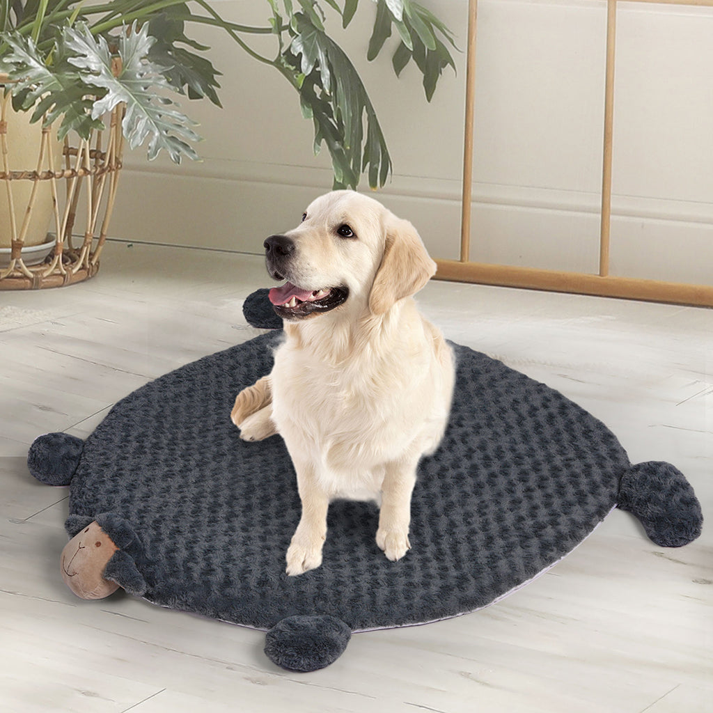 PaWz Pet Bed Cat Calming Beds Dog Squeaky L Charcoal Large-1954802524544438279