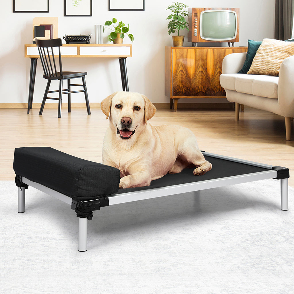 PaWz Pet Trampoline Aluminium Frame L Black Large-1954802570547564551