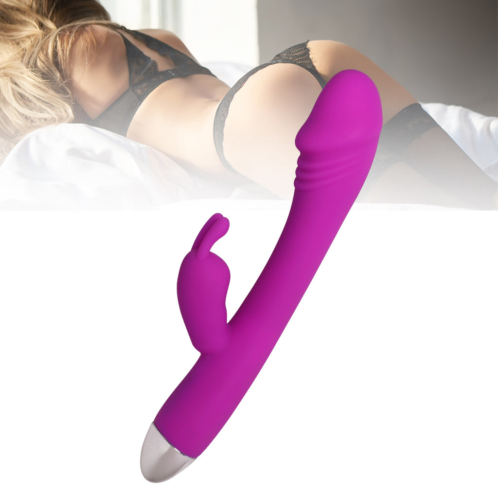 Urway Dildo Vibrator Realistic Heating Purple-1954802633952858119