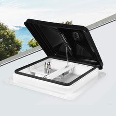 Manan Caravan Roof Vent 12V Fan RV Black-1954802959665729543