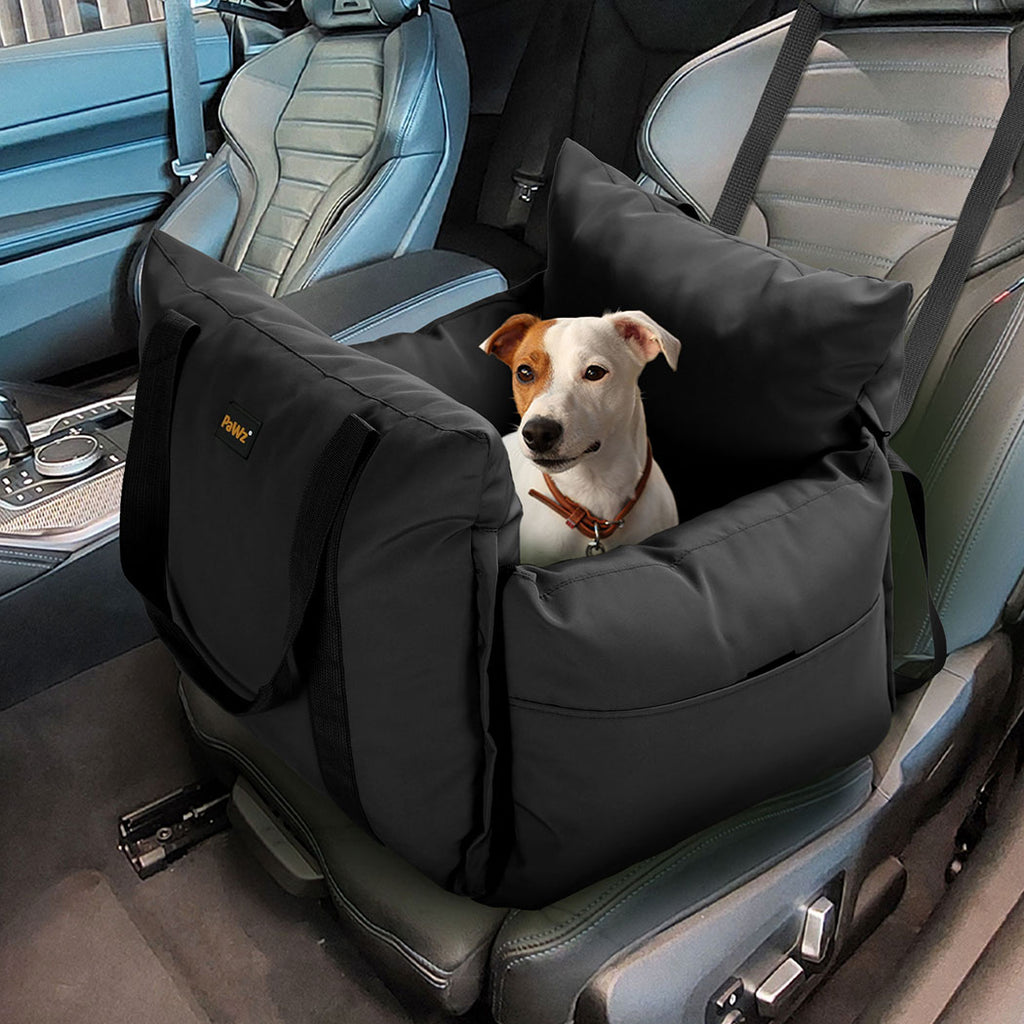 PaWz Dog Car Seat Booster Belt Black-1954802576029519879