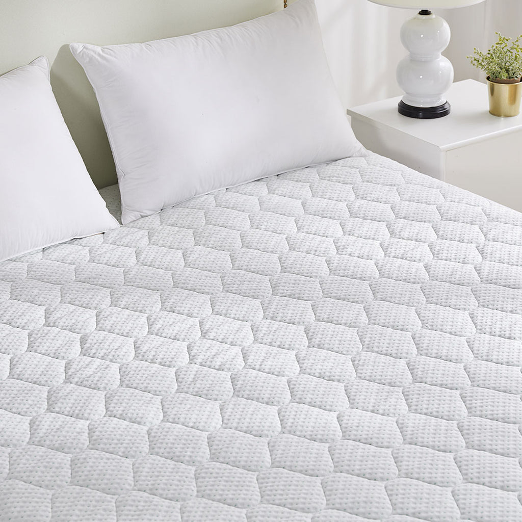 Dreamz Mattress Protector Topper Bamboo Double-1954802845337391111