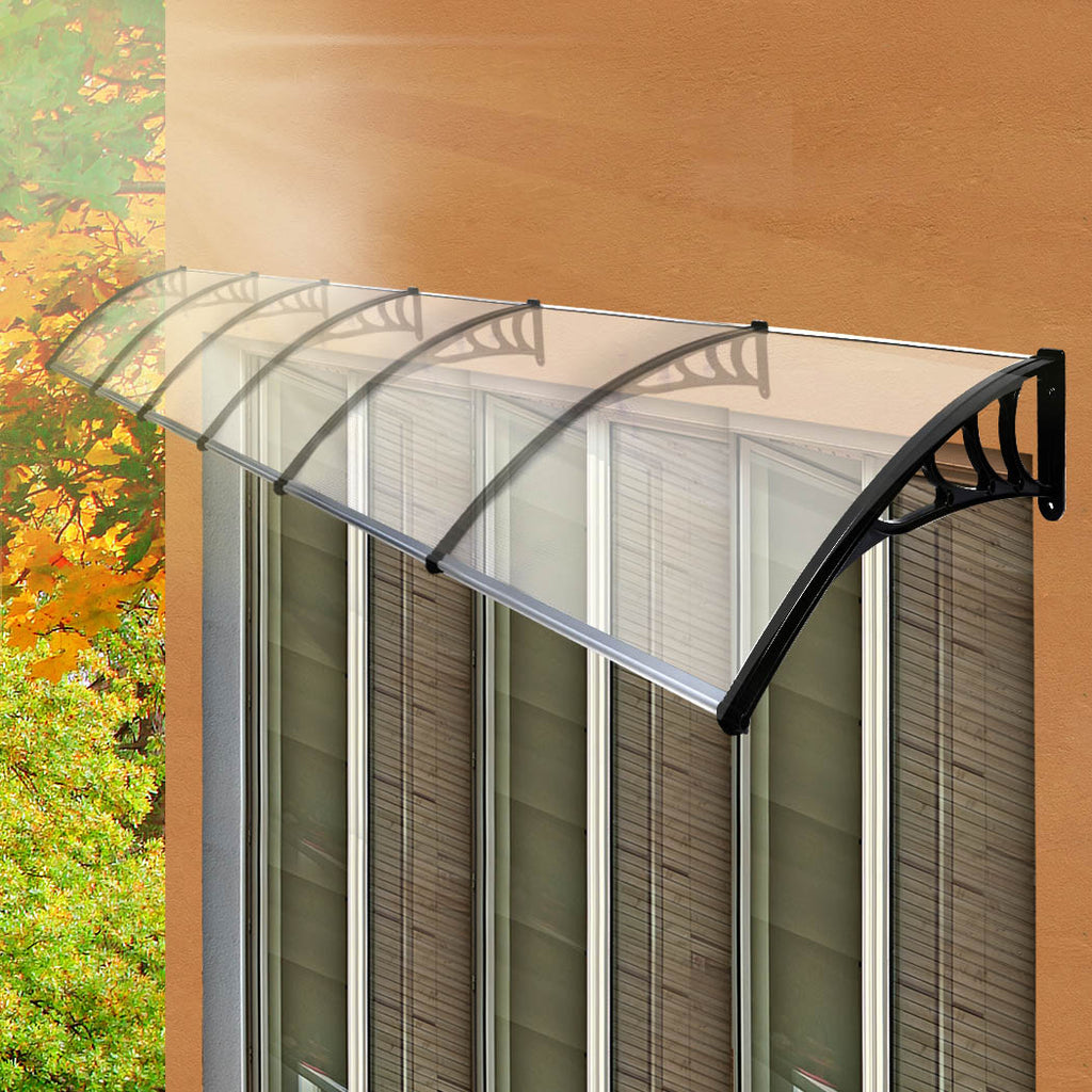Mountview Window Door Awning Outdoor 1M X 6M Transparent 1x6M-1954802873497948167