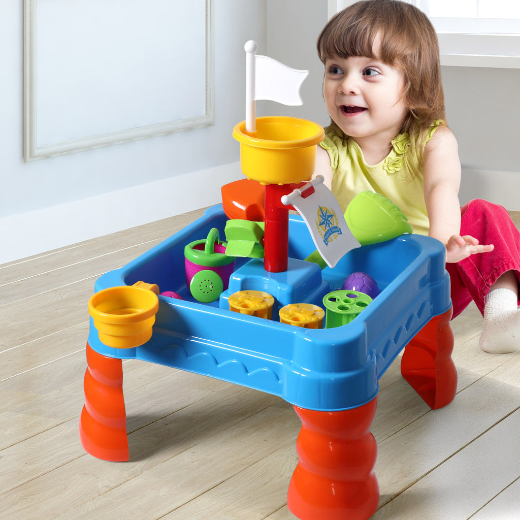 21pc Kids Sand Water Activity Play Table-1954802622645014535